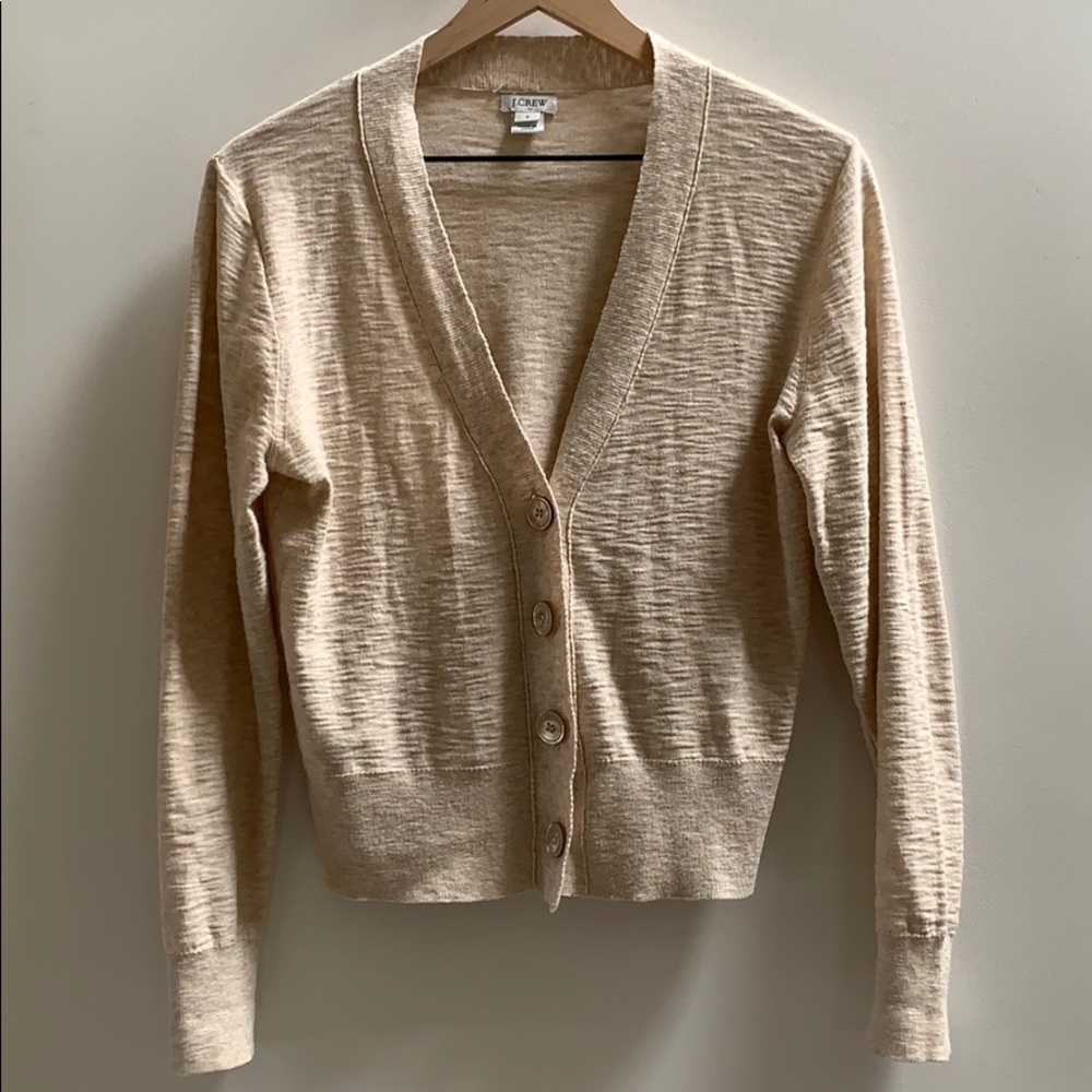 J. Crew Cream Cardigan